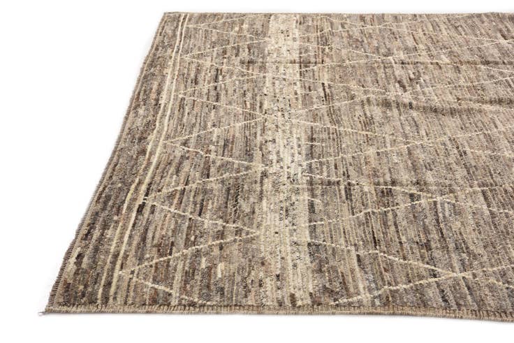 Detail image of 8' 6 x 10' 4 Hand Knotted Moroccan Wool Rug