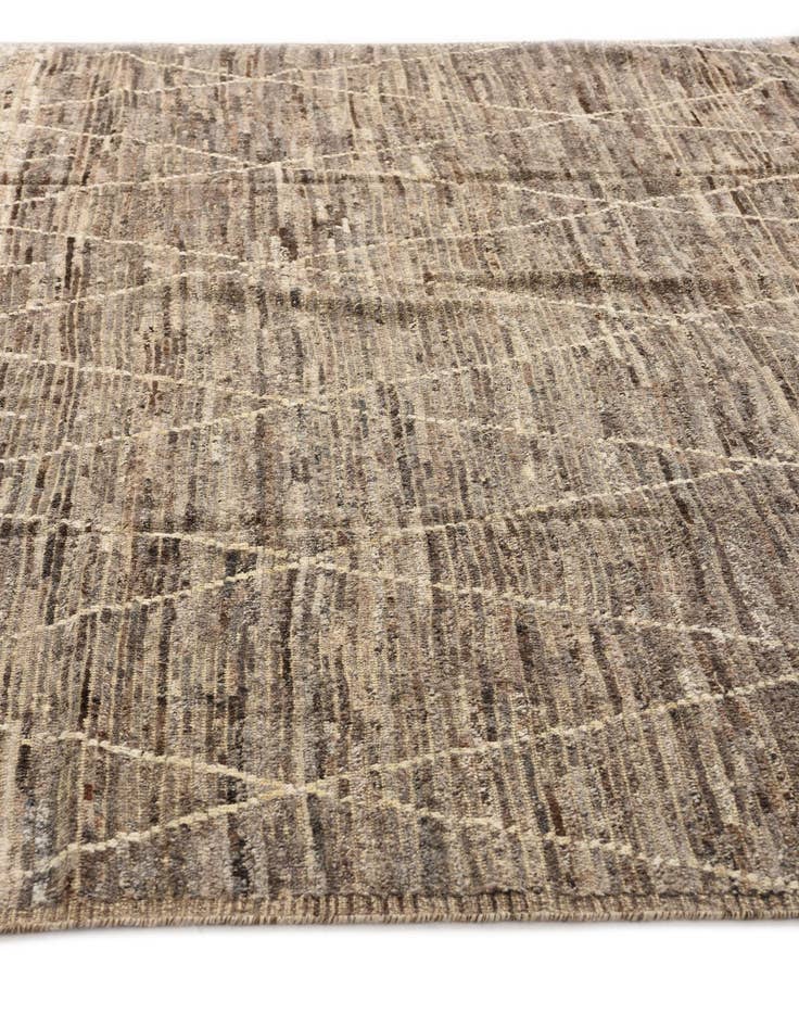 Detail image of 8' 6 x 10' 4  Hand Knotted Moroccan Wool Rug