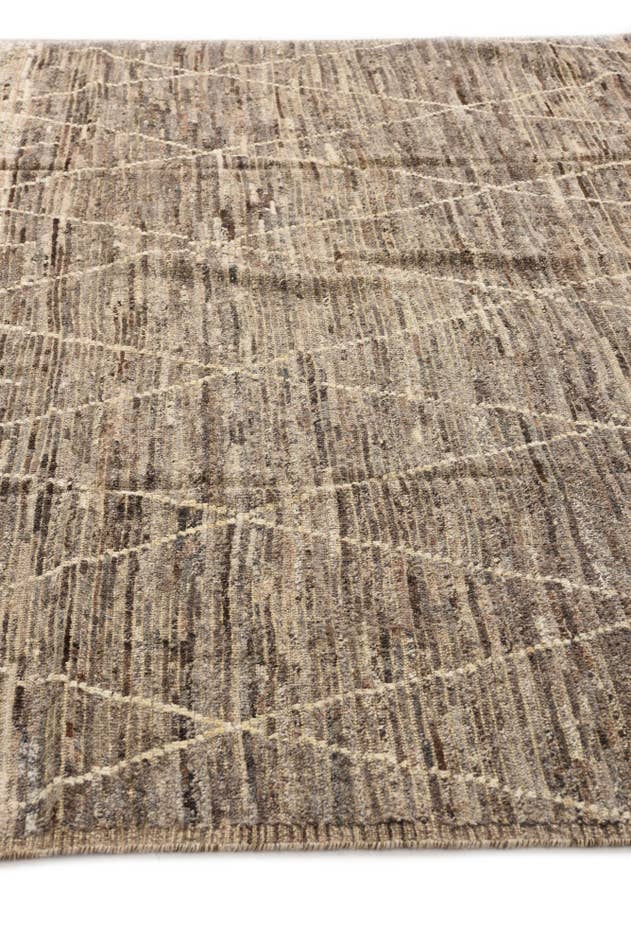 Detail image of 8' 6 x 10' 4 Hand Knotted Moroccan Wool Rug