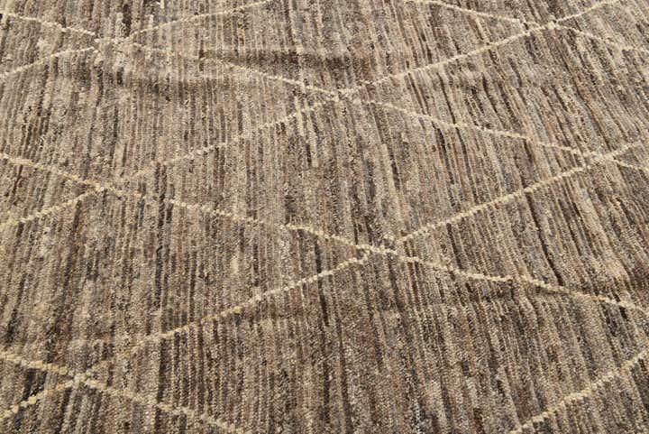 8' 6 x 10' 4 Hand Knotted Moroccan Wool Rug