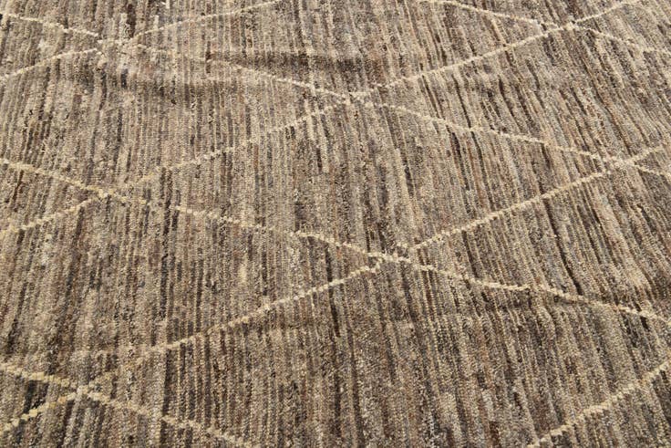 Detail image of 8' 6 x 10' 4 Hand Knotted Moroccan Wool Rug