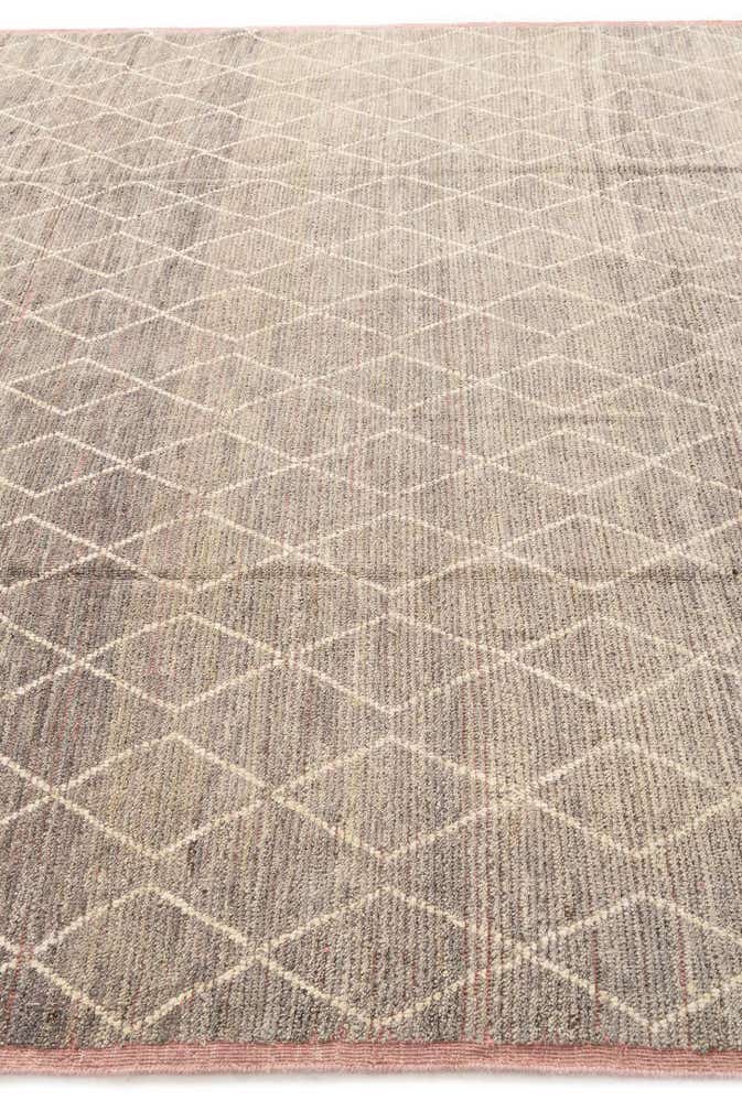 8' 5 x 10' 9 Hand Knotted Moroccan Wool Rug