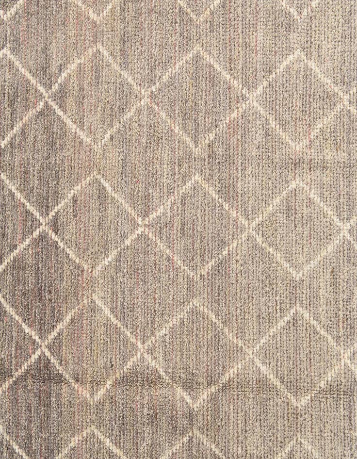 Detail image of 8' 5 x 10' 9  Hand Knotted Moroccan Wool Rug