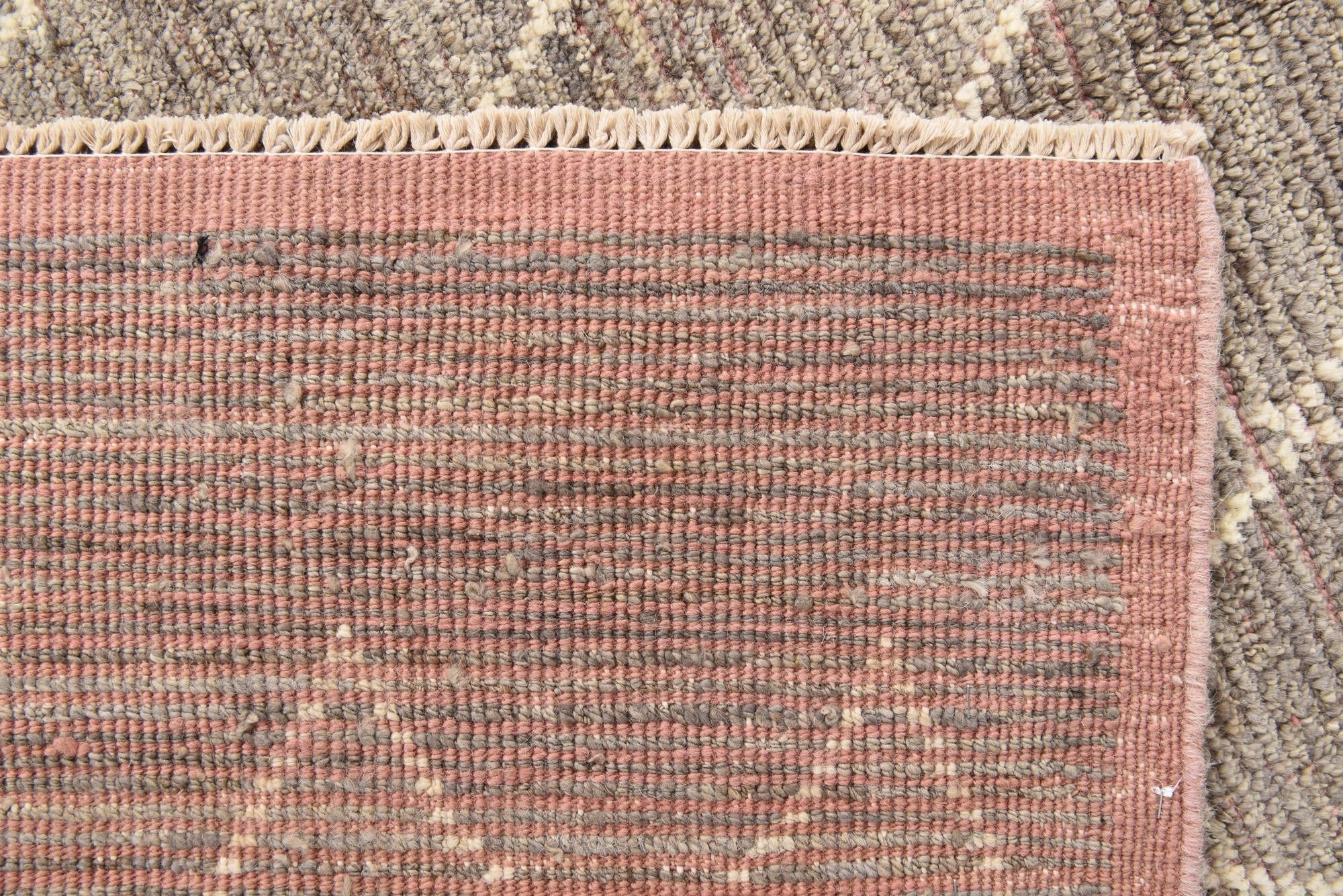 8' 5 x 10' 9 Hand Knotted Moroccan Wool Rug