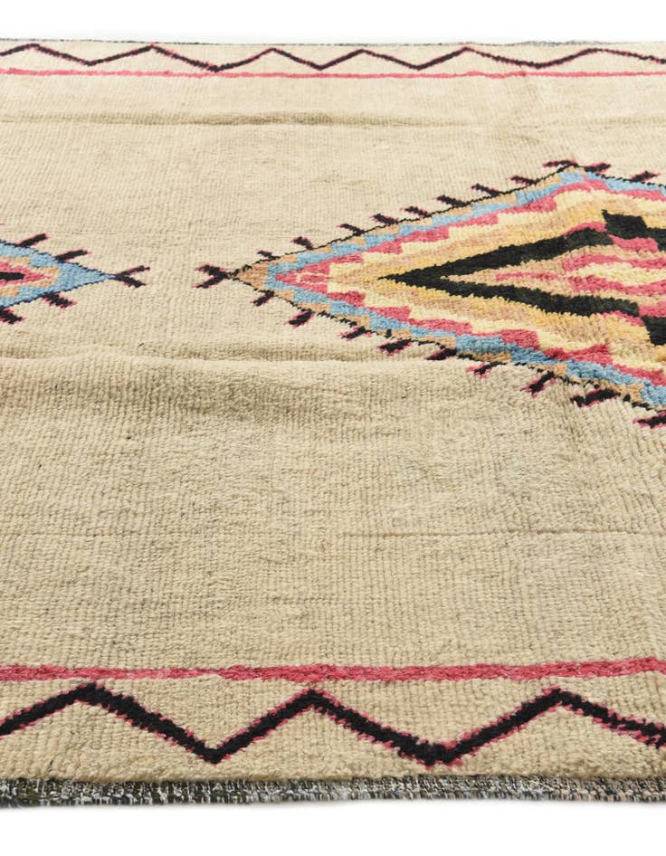 Detail image of 8' 10 x 12'  Hand Knotted Moroccan Wool Rug