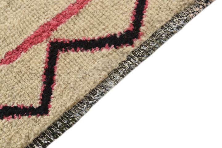 8' 10 x 12' Hand Knotted Moroccan Wool Rug