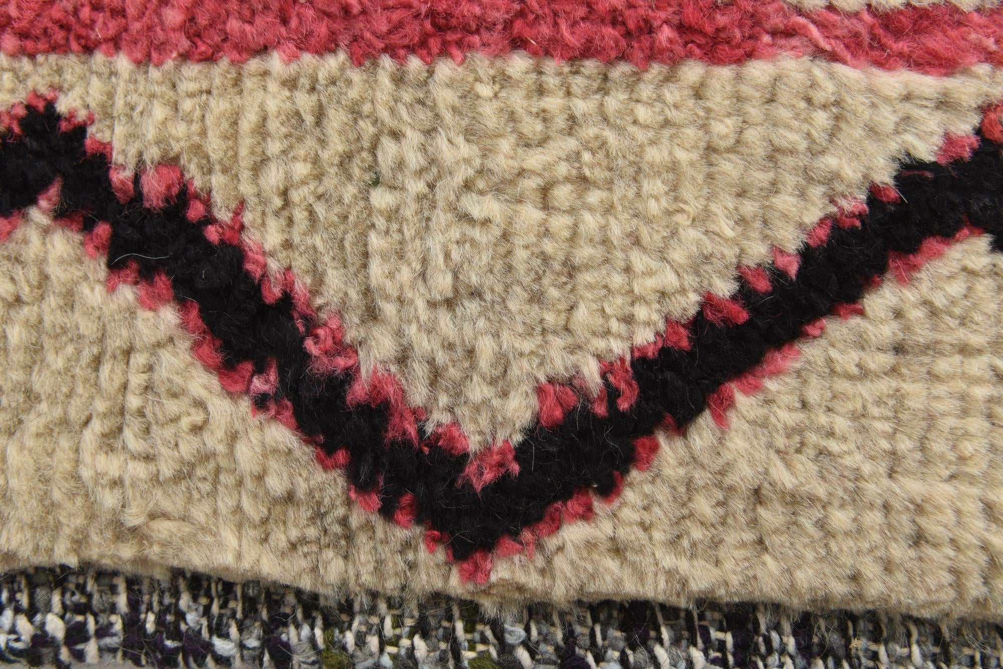 8' 10 x 12' Hand Knotted Moroccan Wool Rug