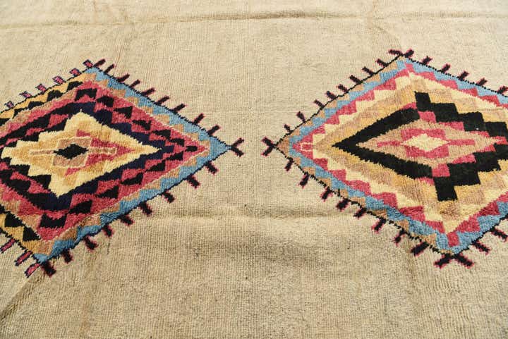 8' 10 x 12' Hand Knotted Moroccan Wool Rug