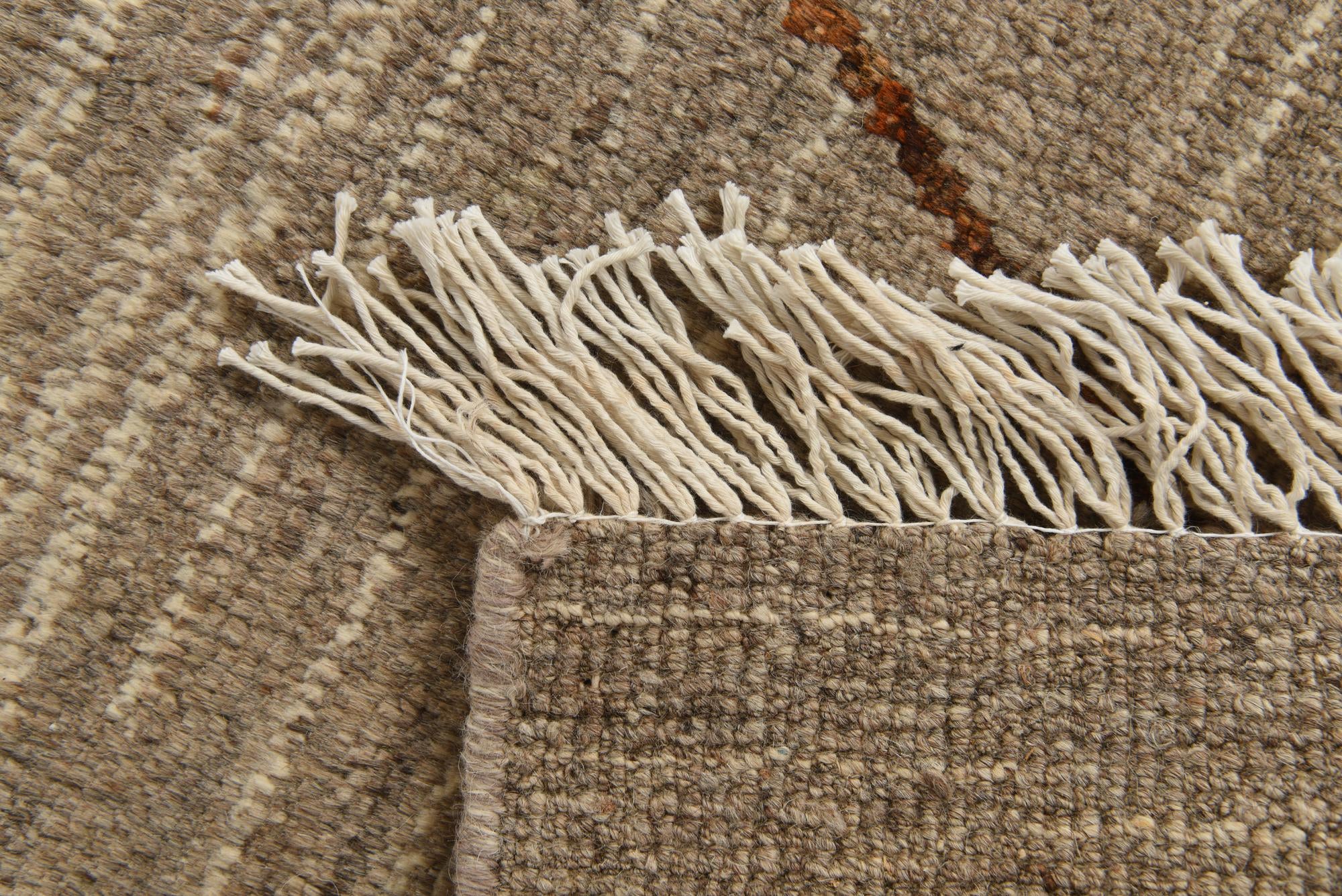 5' 7 x 8' 3 Hand Knotted Moroccan Wool Rug