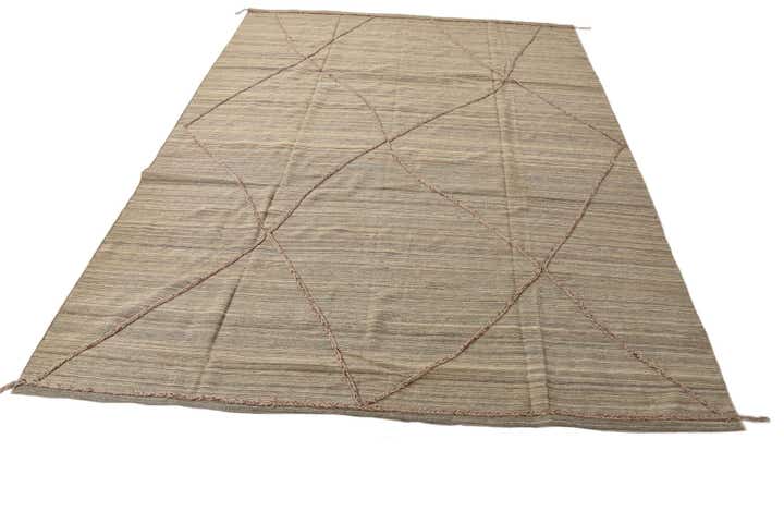 8' 6 x 11' 5 Hand Knotted Moroccan Wool Rug