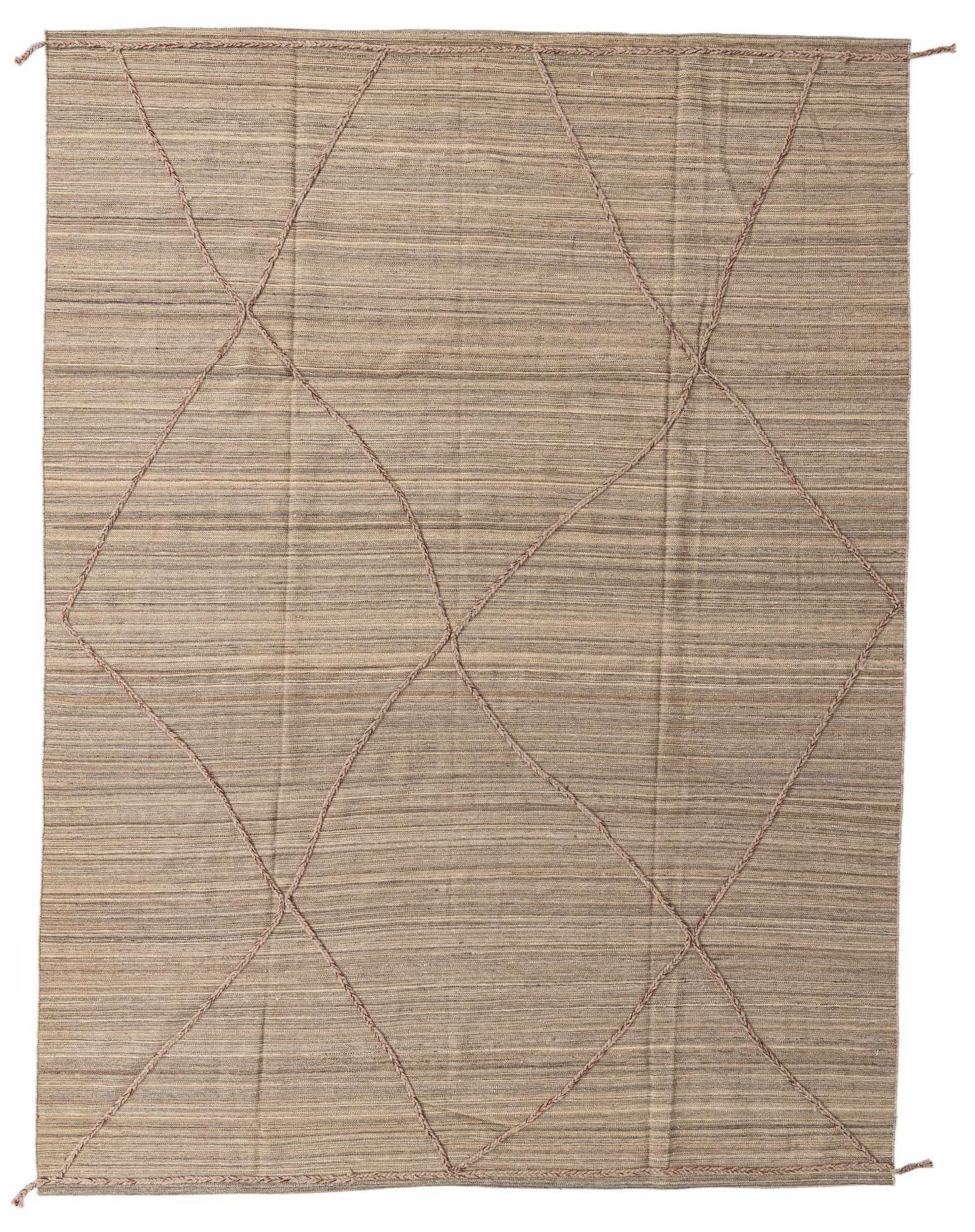 8' 6 x 11' 5 Hand Knotted Moroccan Wool Rug