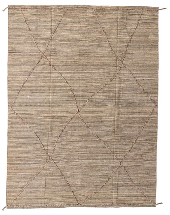 8' 6 x 11' 5 Hand Knotted Moroccan Wool Rug