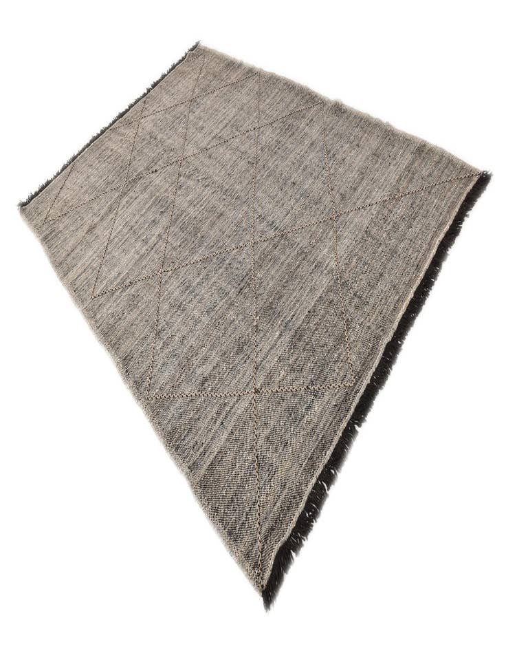 Detail image of 6' 8 x 9' 5  Hand Knotted Moroccan Wool Rug