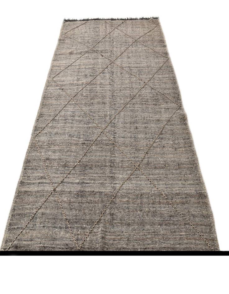 Detail image of 6' 8 x 9' 5 Hand Knotted Moroccan Wool Rug