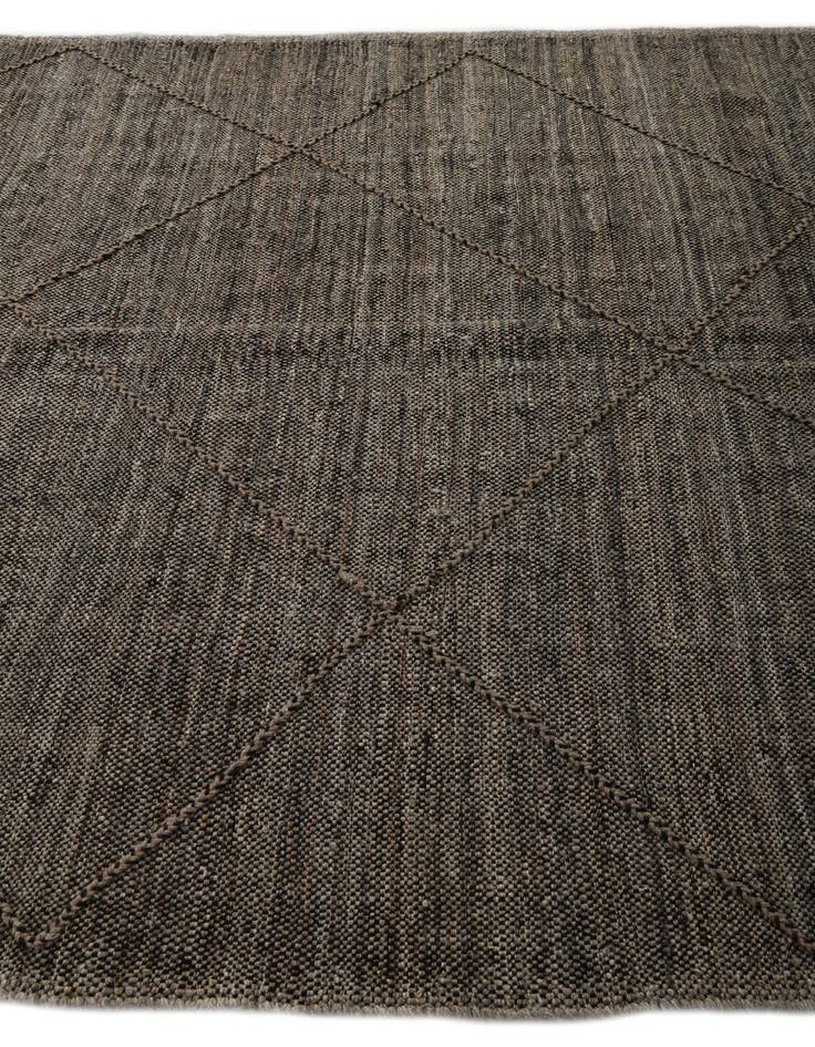 Detail image of 6' 8 x 9' 5  Hand Knotted Moroccan Wool Rug