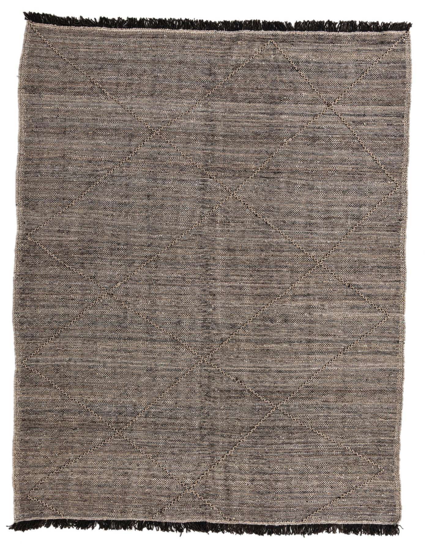 6' 8 x 9' 5 Hand Knotted Moroccan Wool Rug