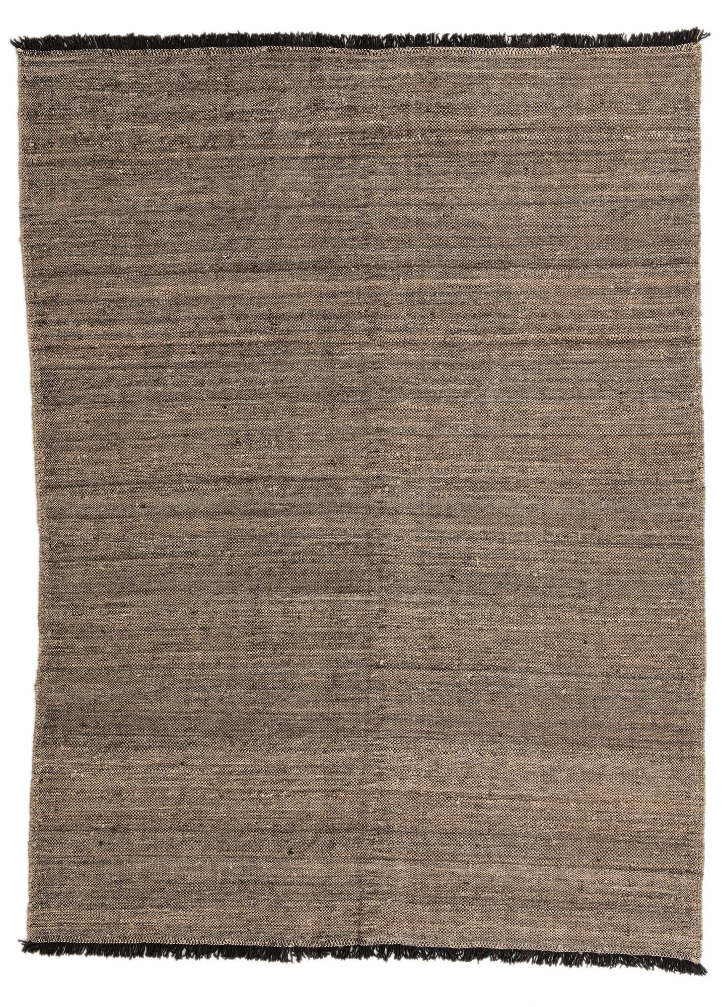 7' x 9' 6 Hand Knotted Moroccan Wool Rug