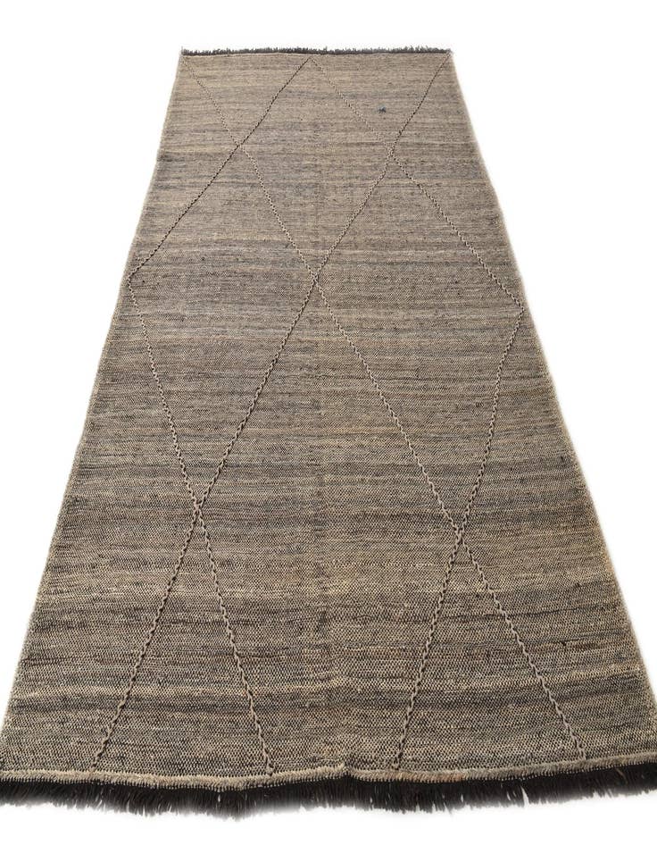 Detail image of 6' 8 x 9' 10  Hand Knotted Moroccan Wool Rug