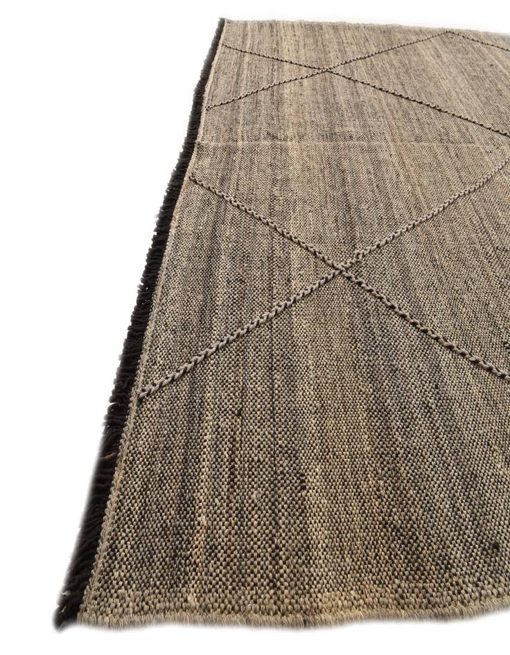 Detail image of 6' 8 x 9' 10  Hand Knotted Moroccan Wool Rug