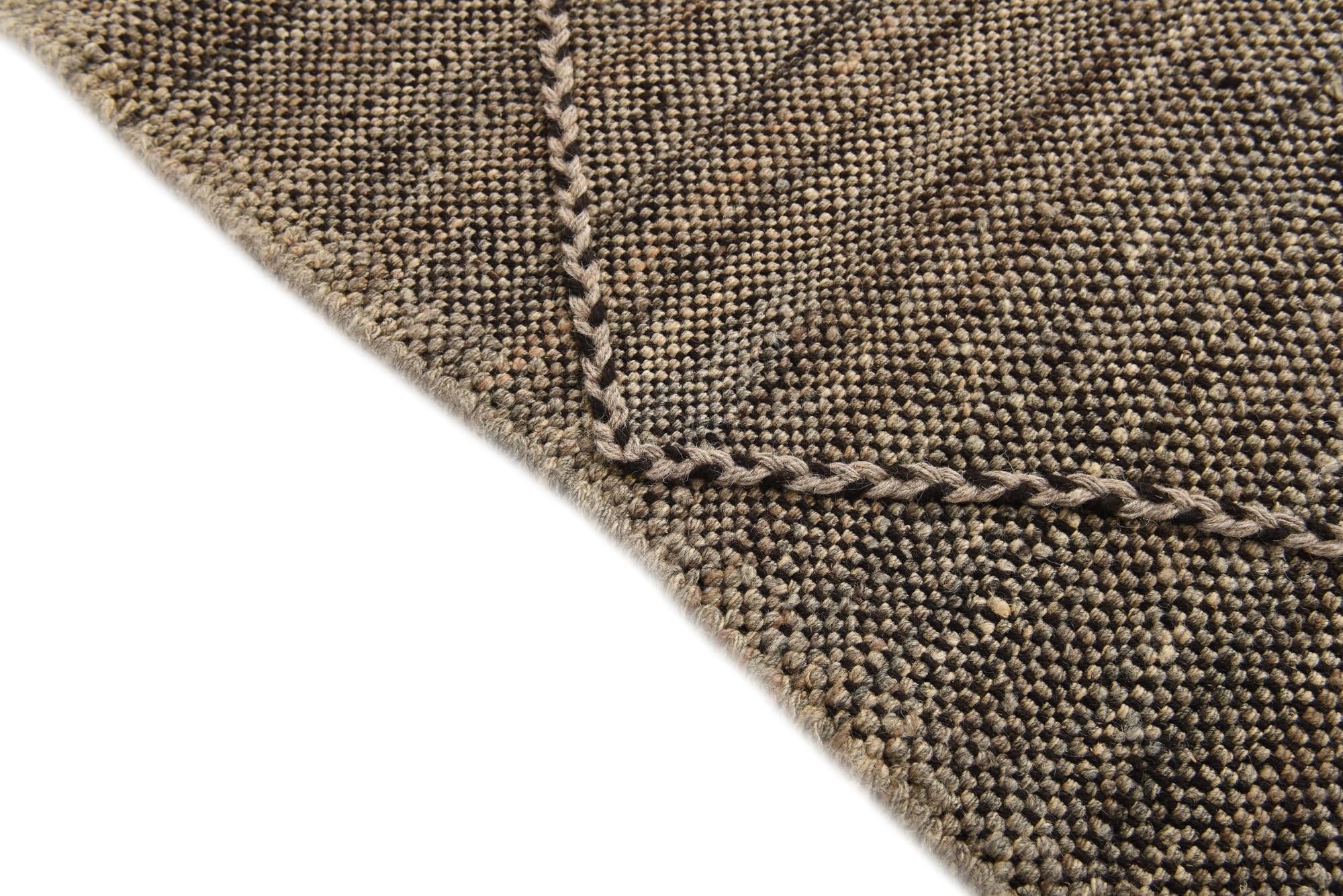 6' 8 x 9' 10 Hand Knotted Moroccan Wool Rug