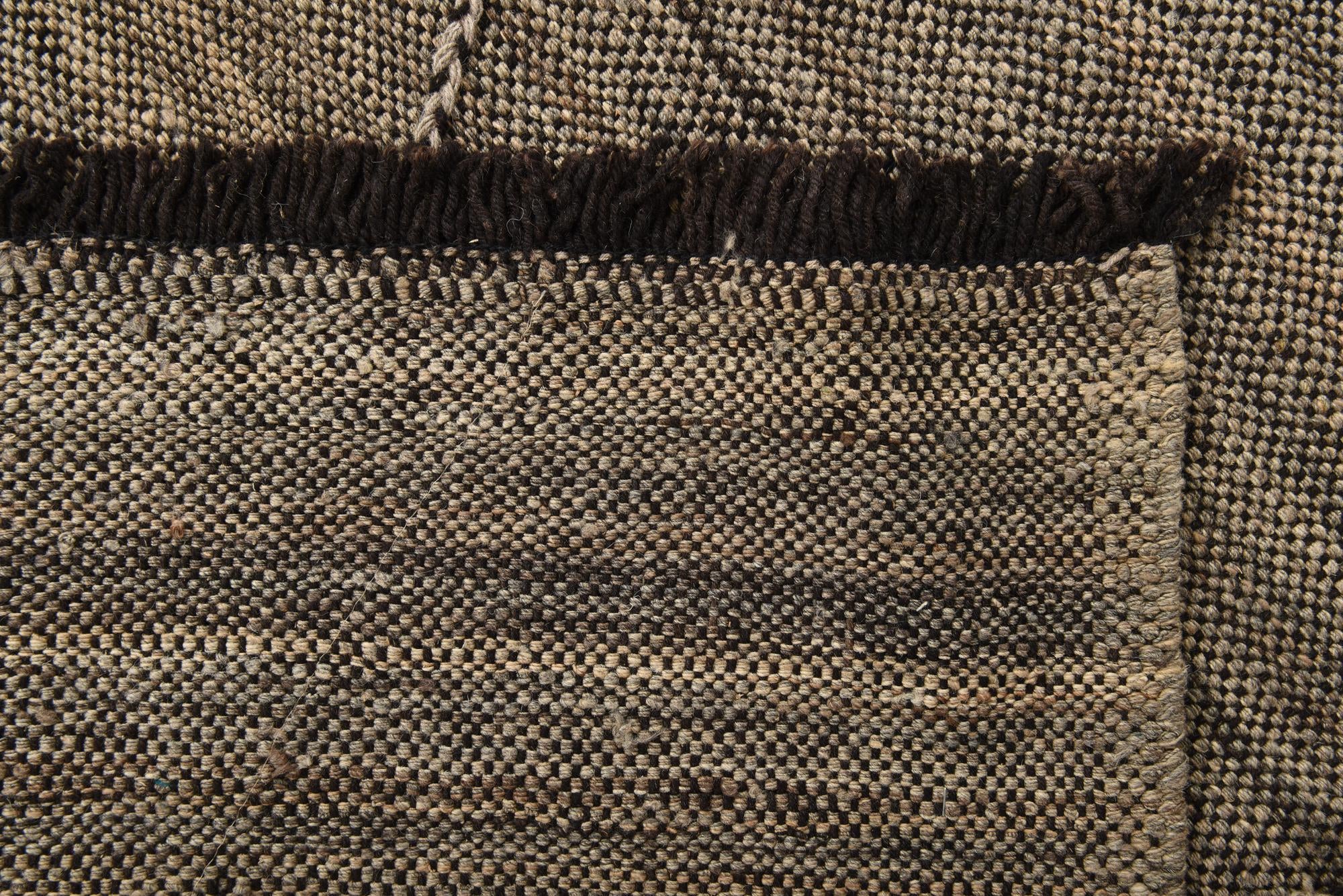 6' 8 x 9' 10 Hand Knotted Moroccan Wool Rug
