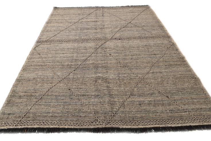 Detail image of 7' 2 x 9' 6 Hand Knotted Moroccan Wool Rug