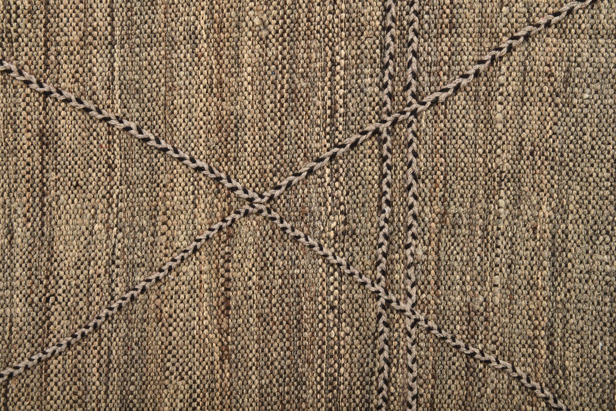 5' 7 x 7' 9 Hand Knotted Moroccan Wool Rug