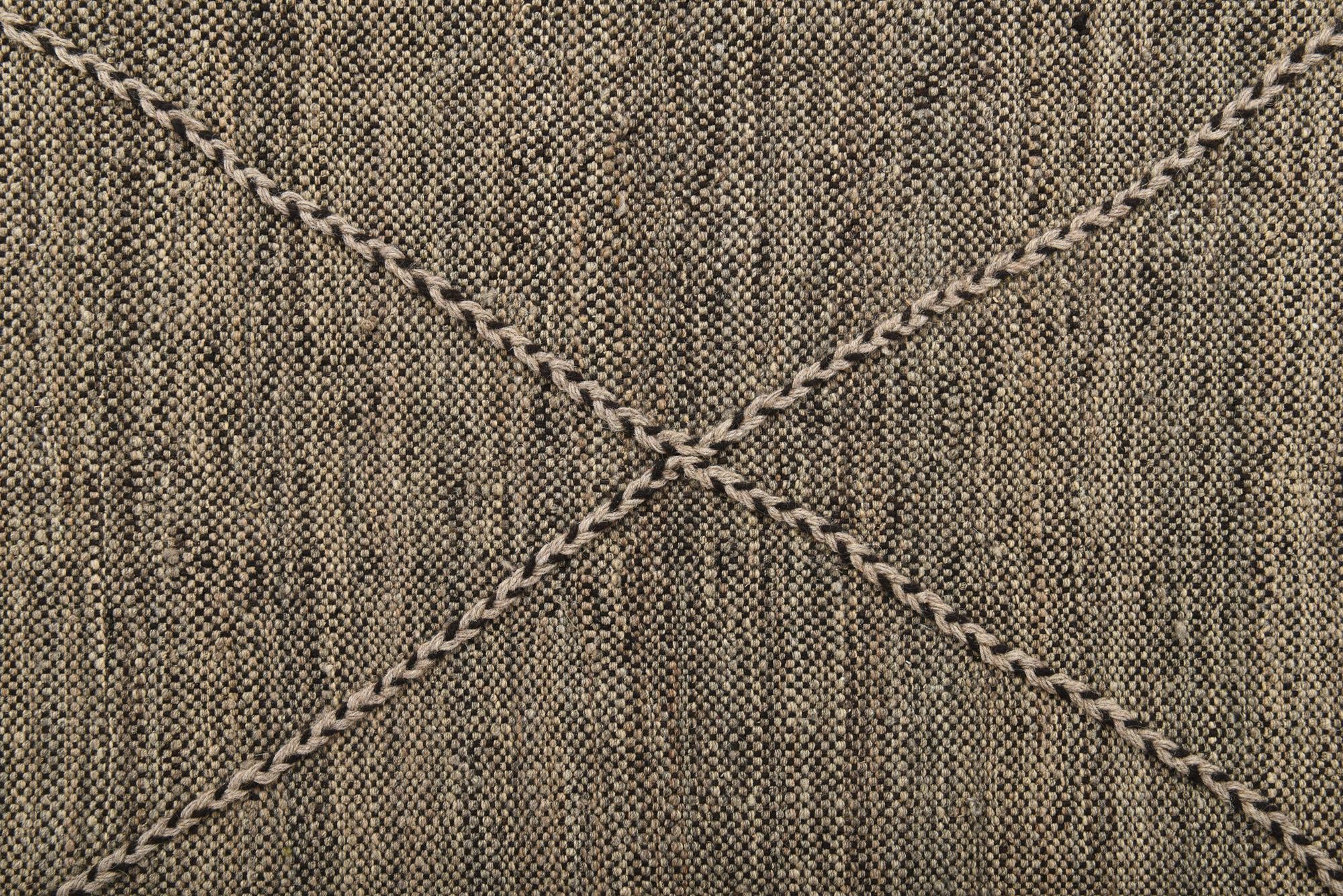 5' 10 x 7' 10 Hand Knotted Moroccan Wool Rug