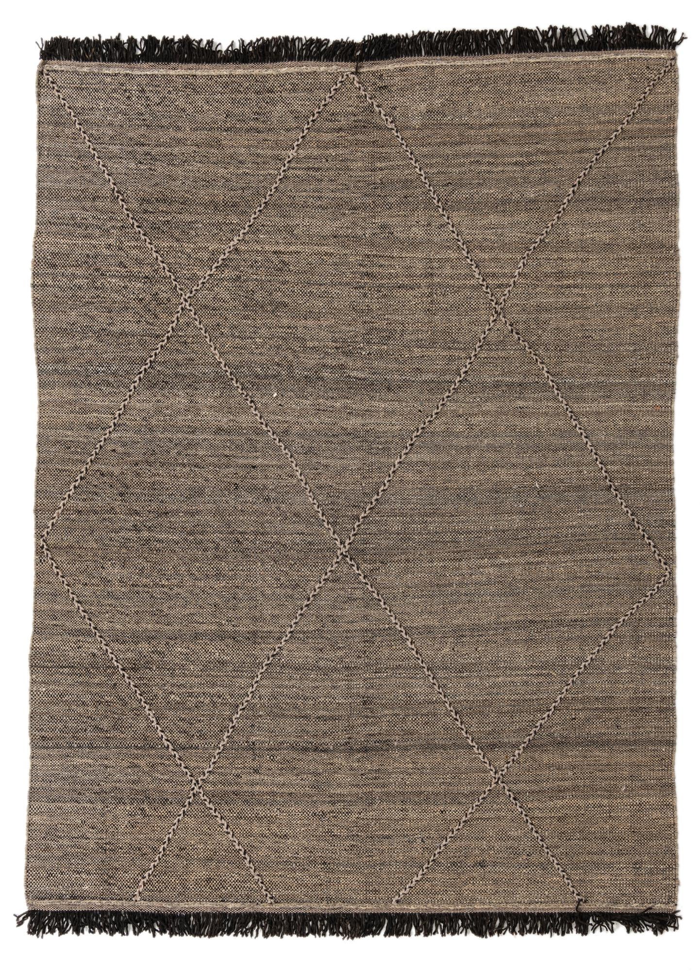 5' 10 x 7' 10 Hand Knotted Moroccan Wool Rug