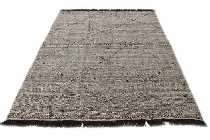 Detail image of 5' 9 x 7' 6 Hand Knotted Moroccan Wool Rug