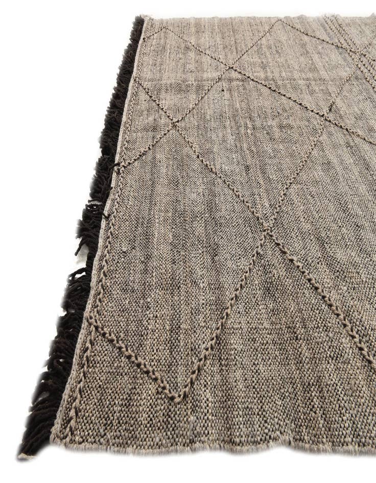 Detail image of 5' 9 x 7' 6 Hand Knotted Moroccan Wool Rug