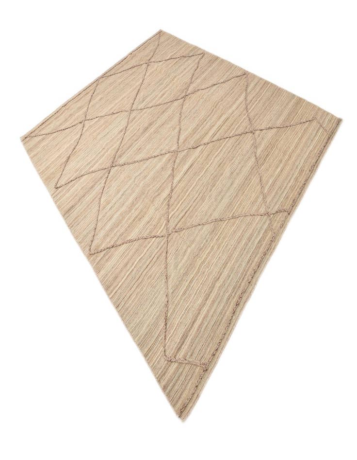 Detail image of 8' 2 x 9' 10  Hand Knotted Moroccan Wool Rug