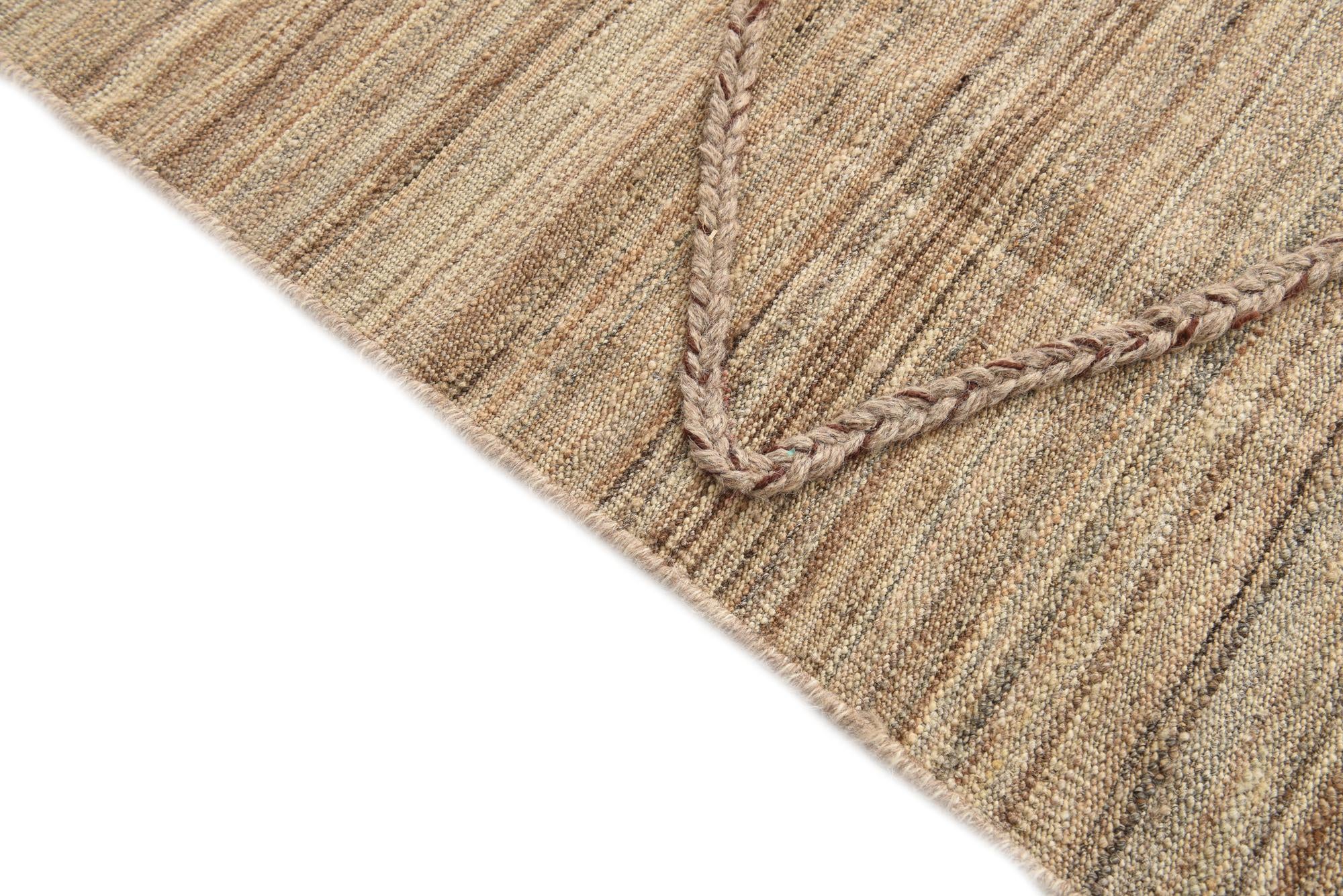 8' 2 x 9' 10 Hand Knotted Moroccan Wool Rug