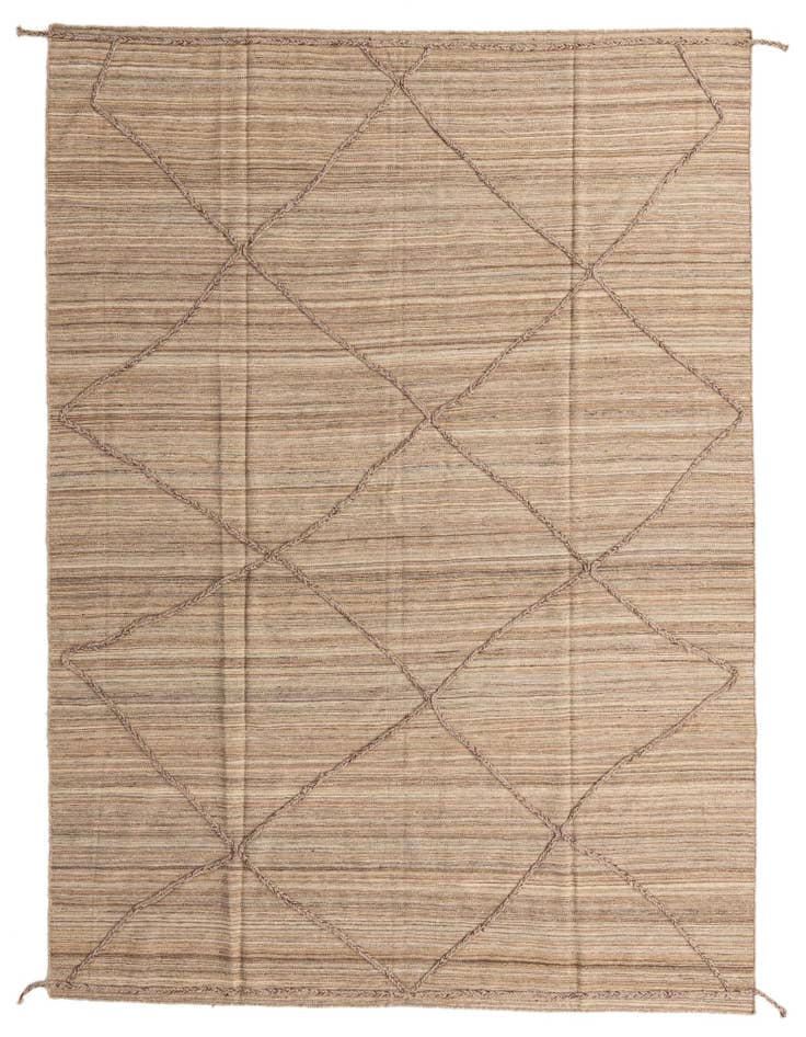 Detail image of 8' 2 x 9' 10 Hand Knotted Moroccan Wool Rug