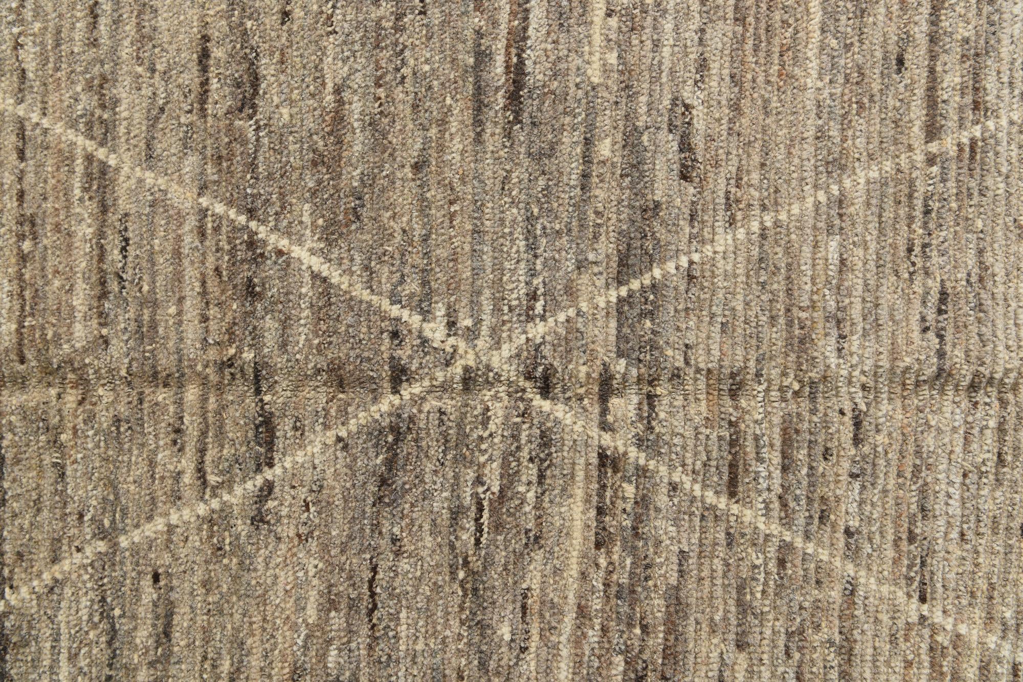 8' 9 x 10' 10 Hand Knotted Moroccan Wool Rug