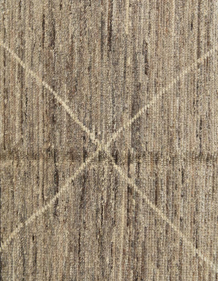 Detail image of 8' 9 x 10' 10  Hand Knotted Moroccan Wool Rug