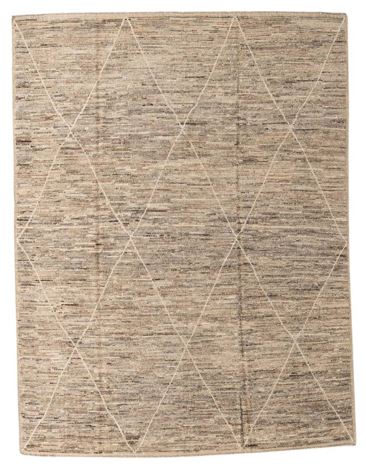Detail image of 8' 9 x 10' 10 Hand Knotted Moroccan Wool Rug