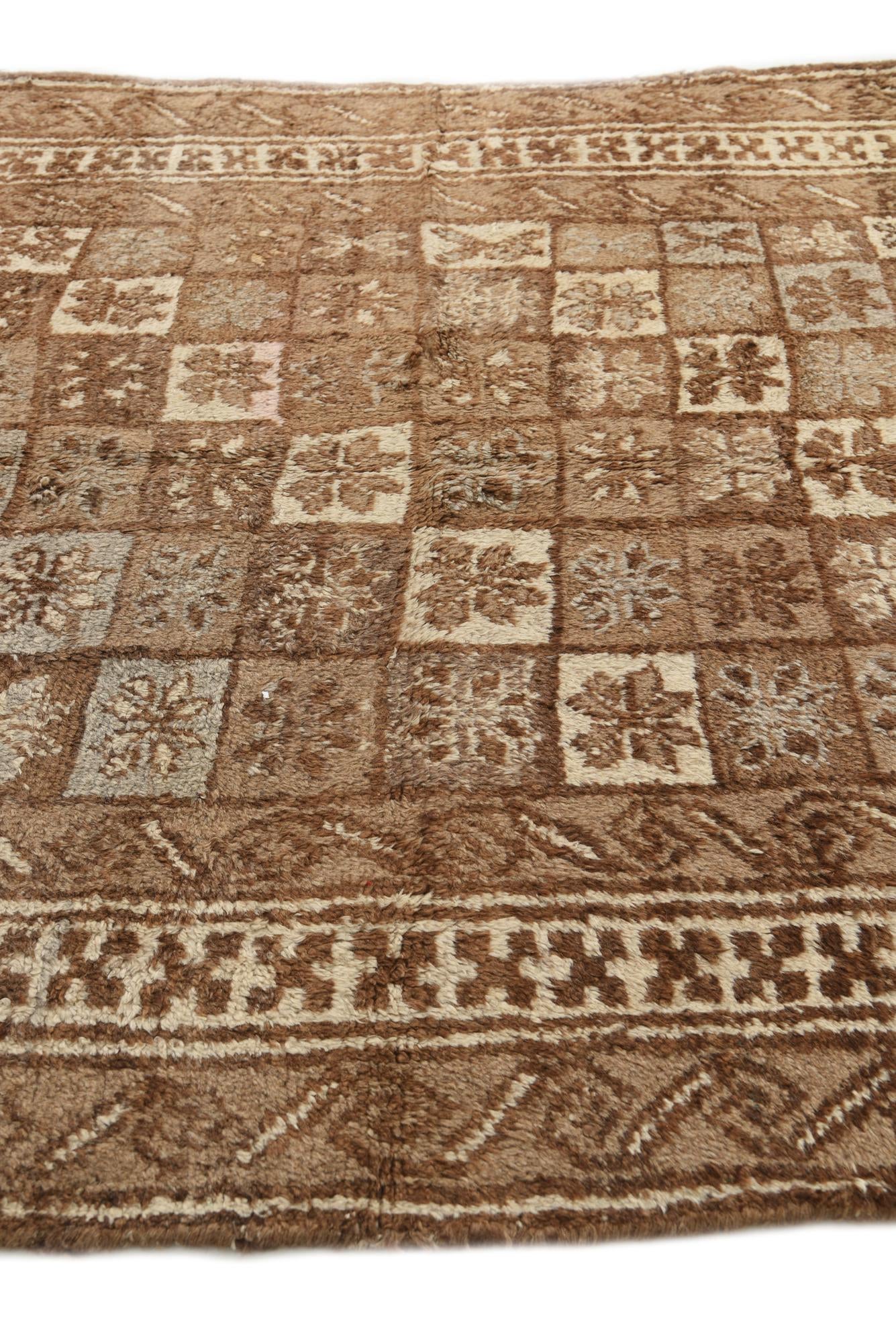 5' 4 x 7' 3 Hand Knotted Moroccan Wool Rug