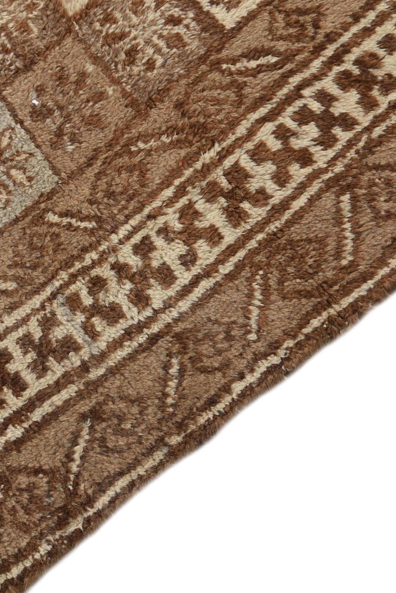 5' 4 x 7' 3 Hand Knotted Moroccan Wool Rug