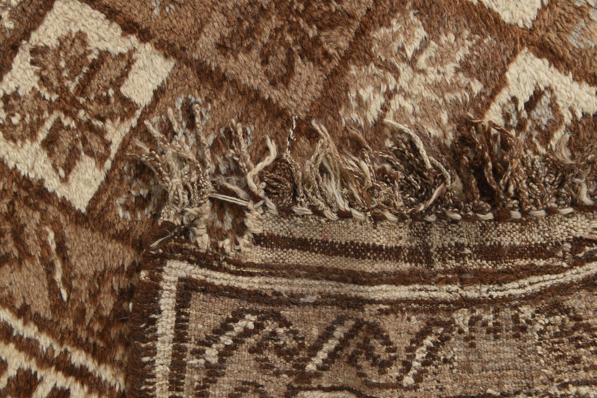 5' 4 x 7' 3 Hand Knotted Moroccan Wool Rug