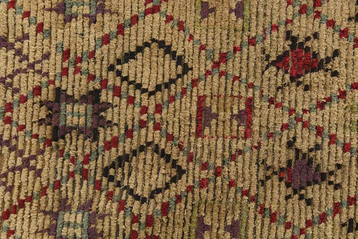 6' 2 x 9' 7 Hand Knotted Moroccan Wool Rug