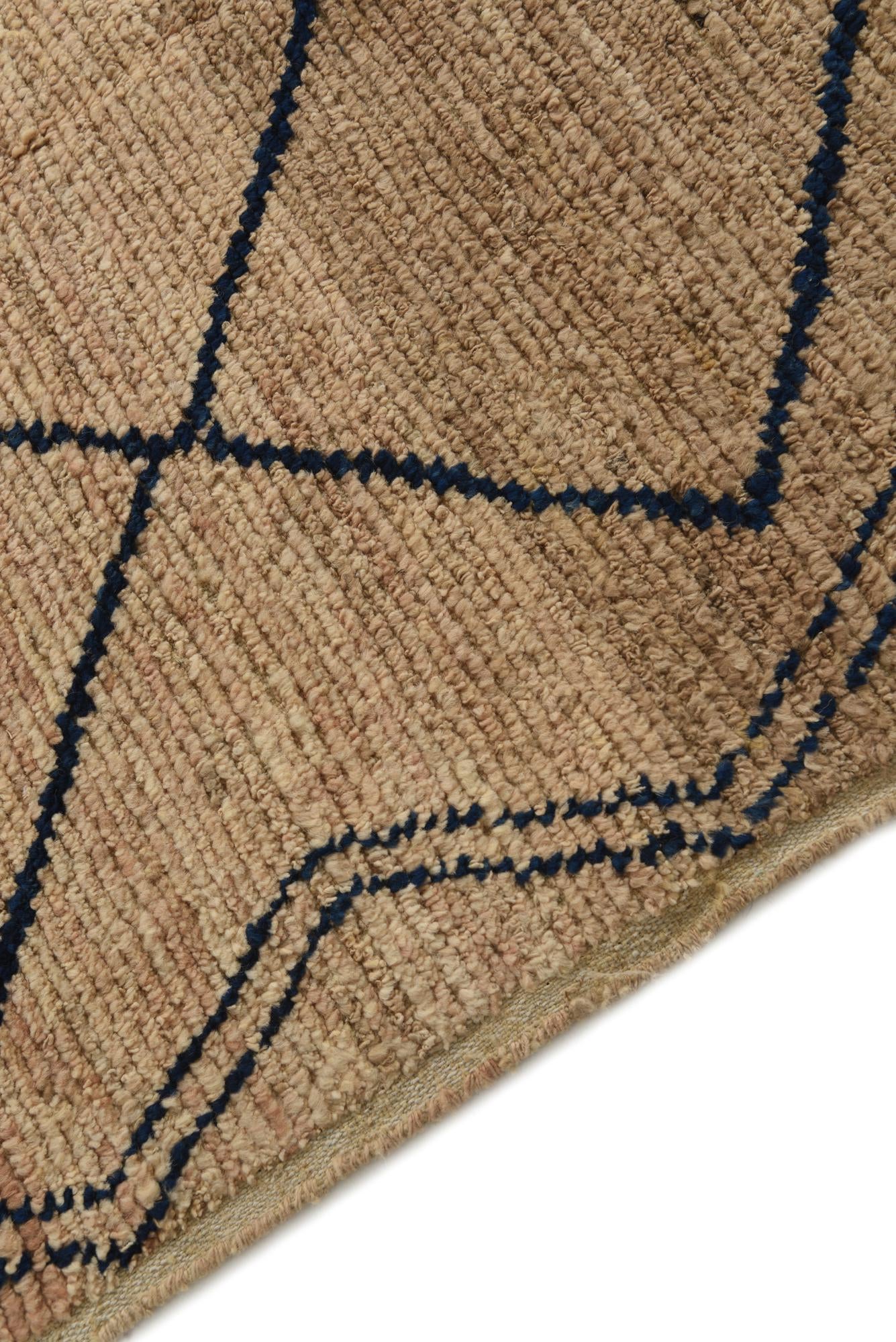 6' x 8' 9 Hand Knotted Moroccan Wool Rug