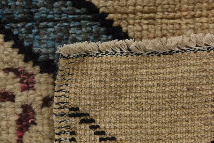 9' x 12' 5 Hand Knotted Moroccan Wool Rug