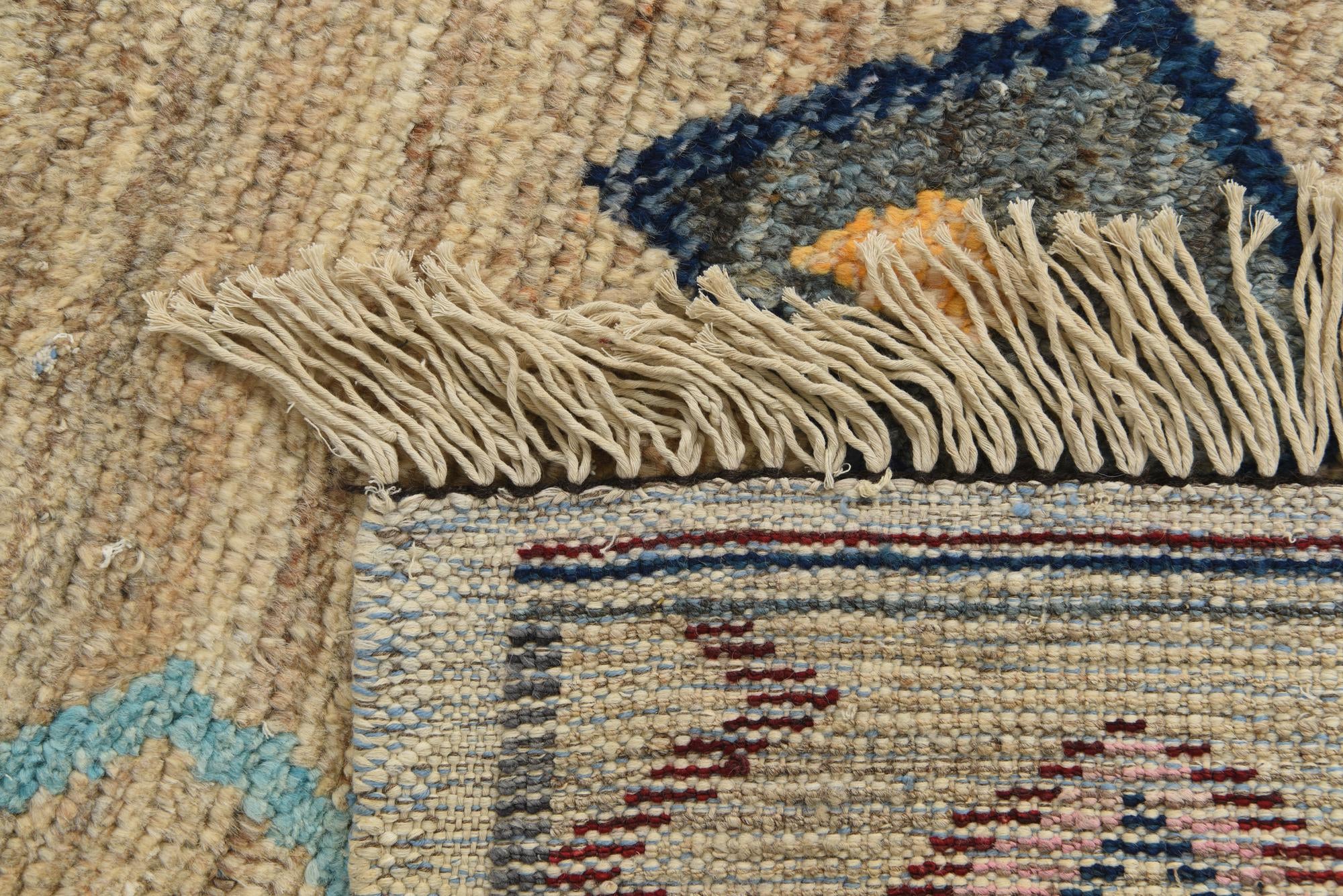 5' 10 x 9' 2 Hand Knotted Moroccan Wool Rug