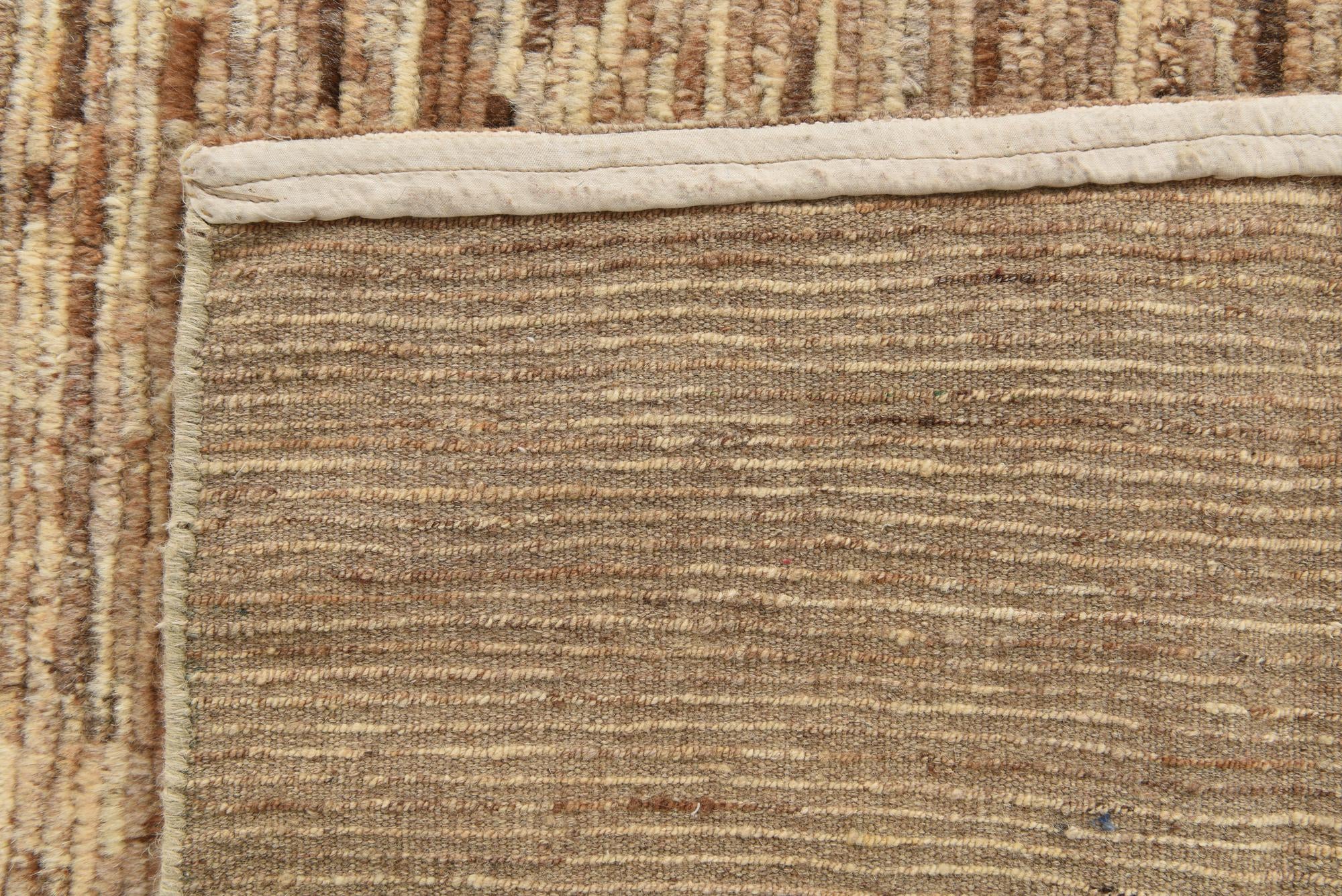4' 8 x 6' 4 Hand Knotted Moroccan Wool Rug