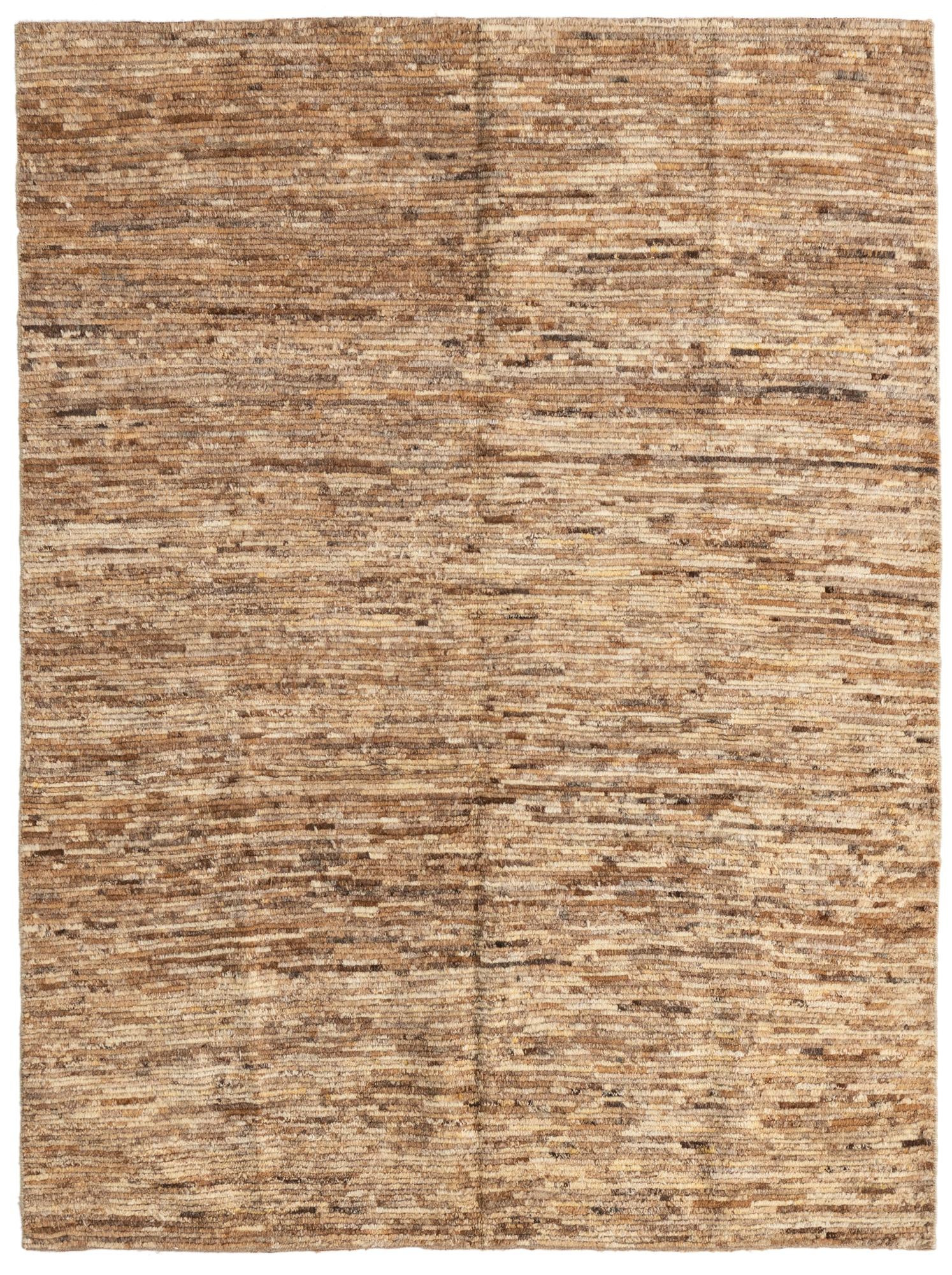4' 8 x 6' 4 Hand Knotted Moroccan Wool Rug