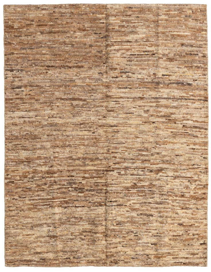 Detail image of 4' 8 x 6' 4 Hand Knotted Moroccan Wool Rug