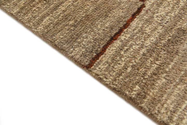 5' 9 x 8' 3 Hand Knotted Moroccan Wool Rug