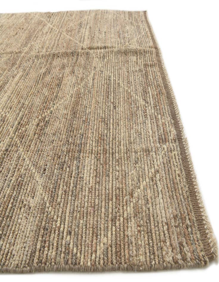 Detail image of 6' 2 x 9' 10  Hand Knotted Moroccan Wool Rug