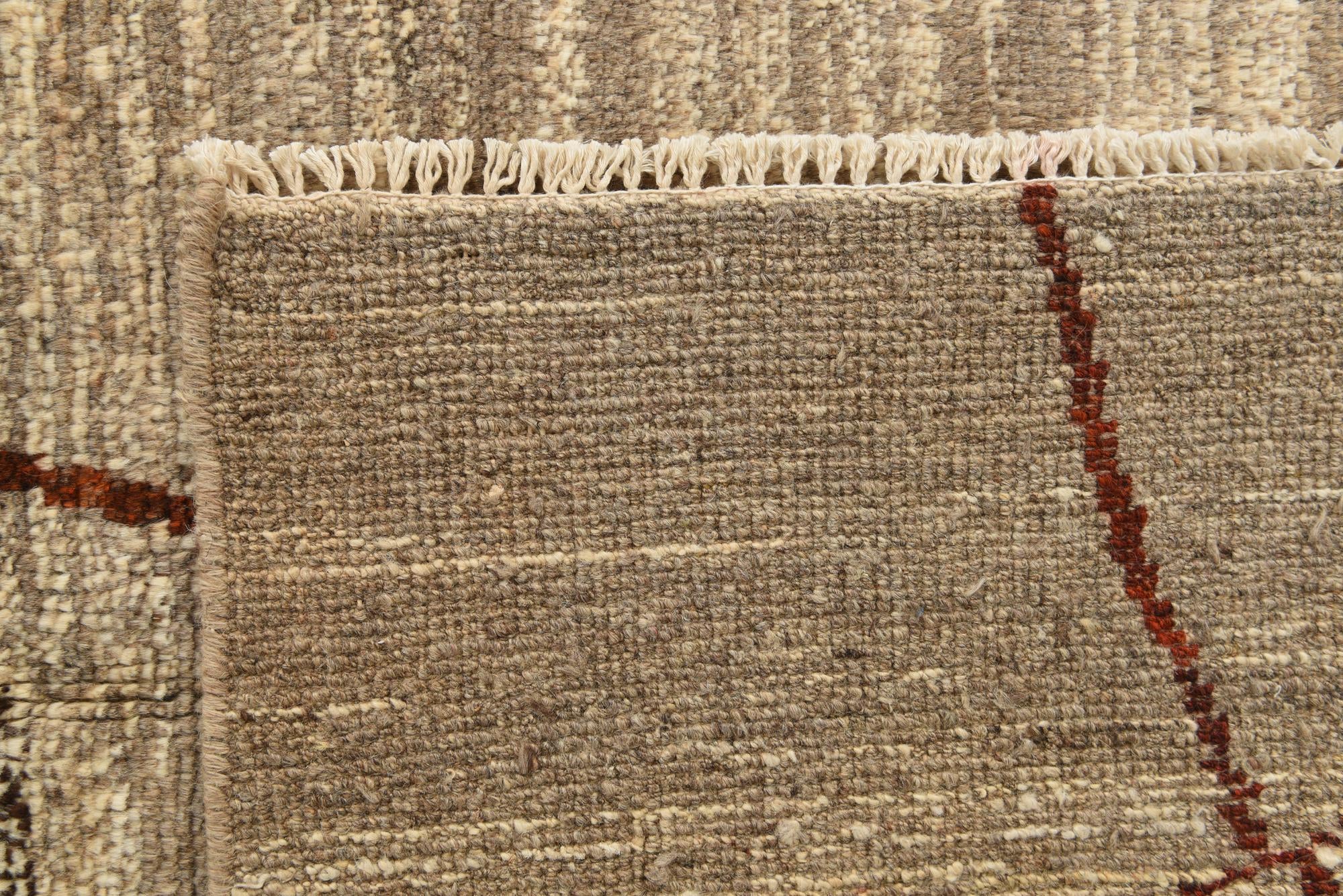 5' 8 x 8' 4 Hand Knotted Moroccan Wool Rug